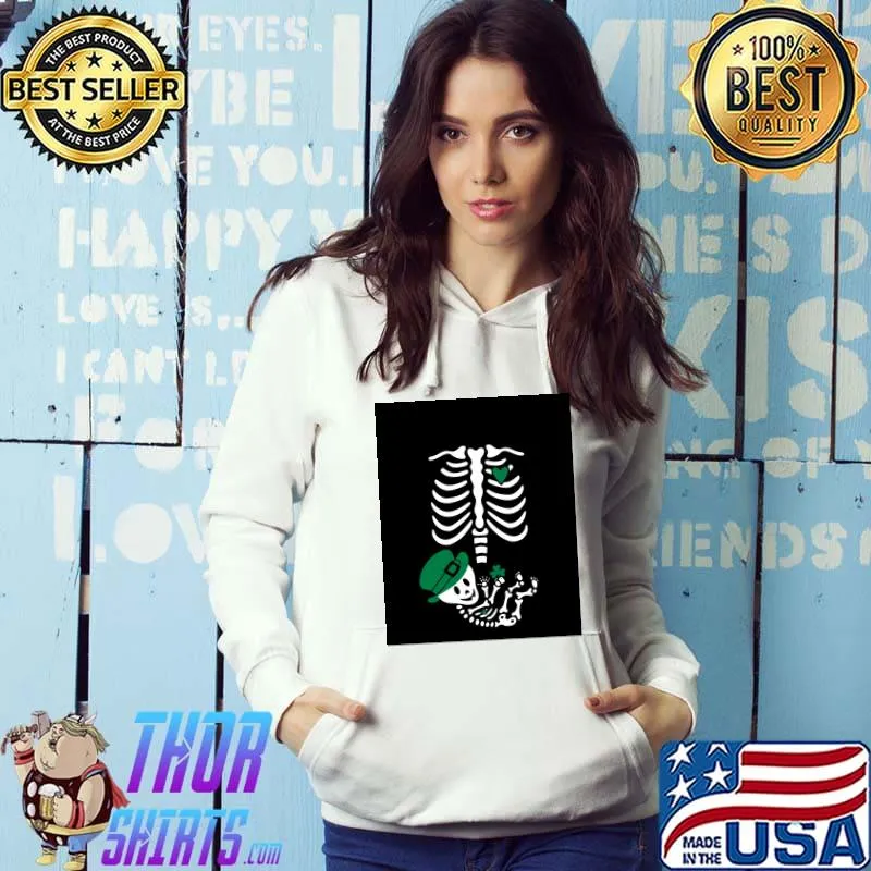 Irish Skeleton With And Irish Boy T-Shirt