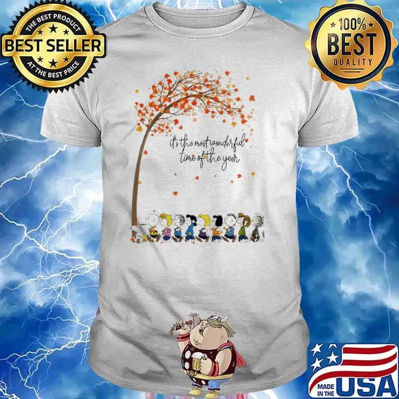 It's The Most Wonderful Time Of The Year Snoopy And Charlie's Friend Shirt