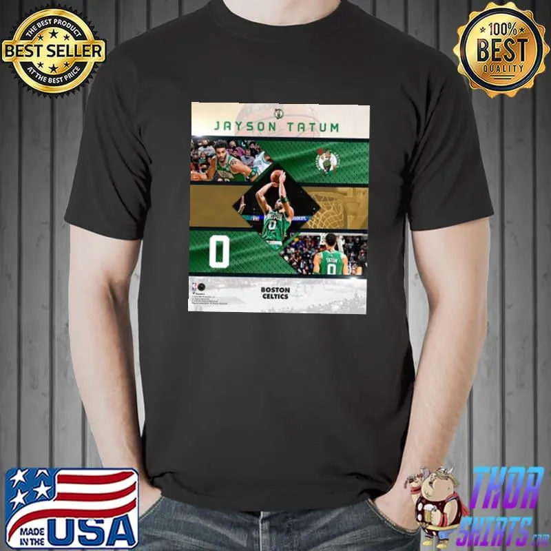 Jayson tatum Boston celtics fanatics authentic shirt