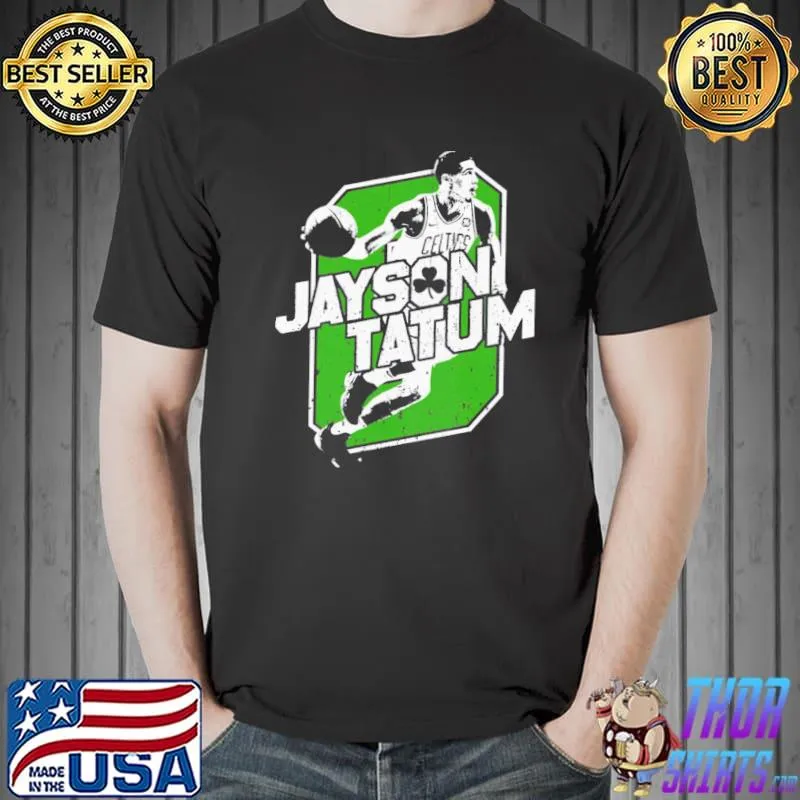 Jayson tatum NBA clover fanart shirt