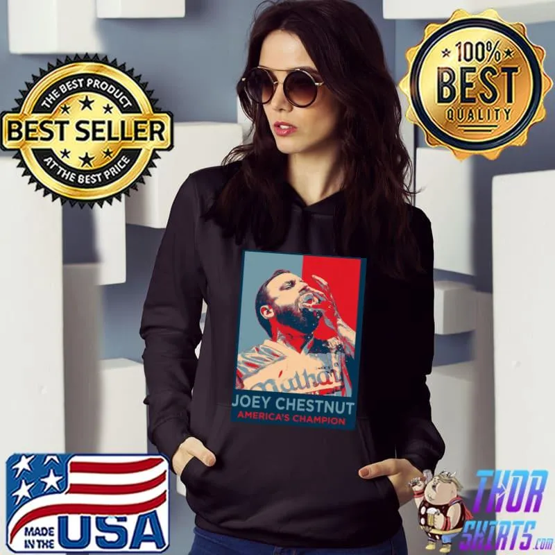 Joey chestnut america's champion art s Hoodie