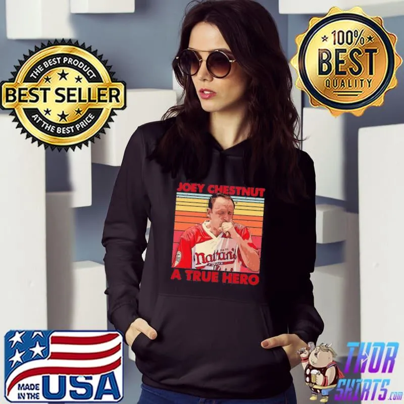 Joey chestnut vintage art s Hoodie