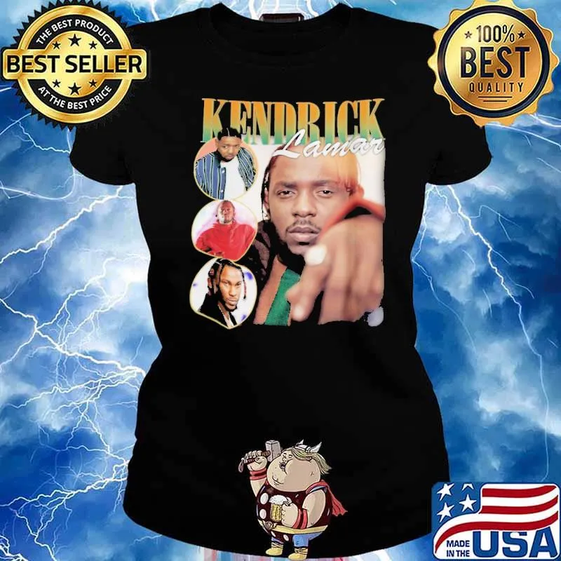Kendrick lamar inspired 90s bootleg rap old school s Ladies tee