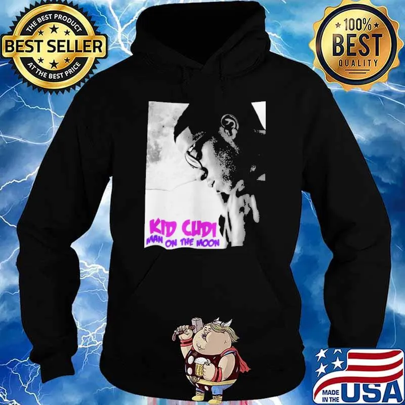 Kid cudI rapper singer hiphop inspired 90s bootleg rap old school s Hoodie