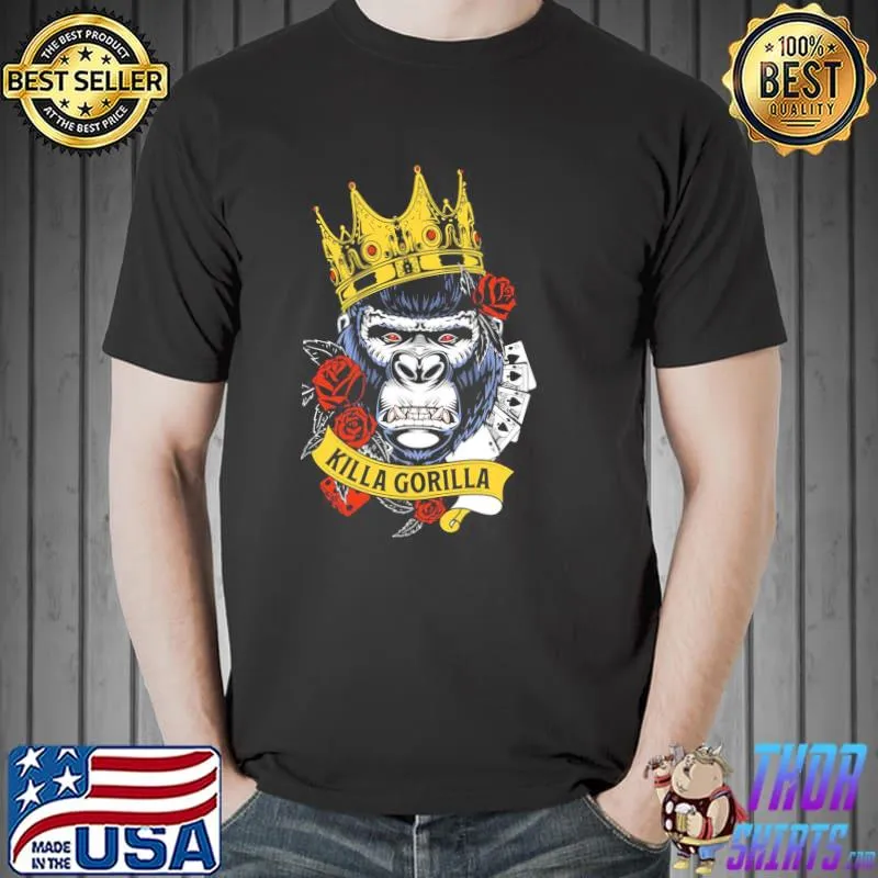 Killa gorilla king artwork shirt