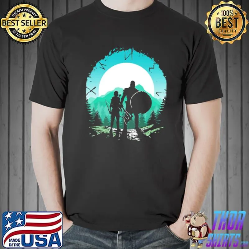 Kratos and son gowr game shirt