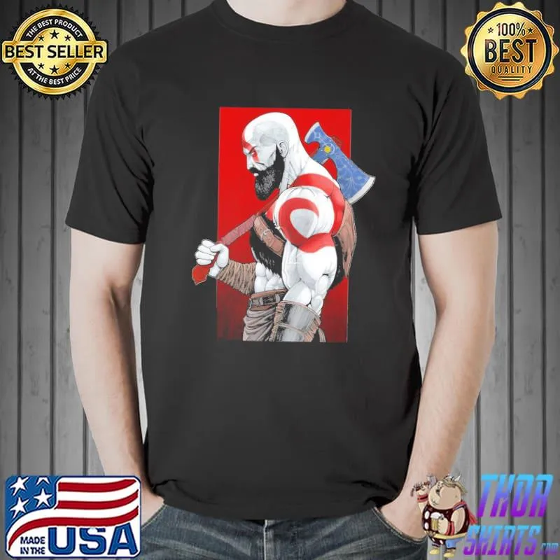 Kratos gowr game character shirt