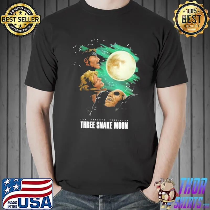 Les enfants terribles three snake moon shirt