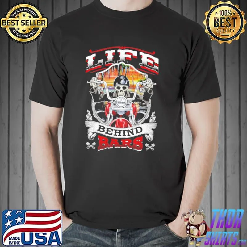 Life behind bars skeleton shirt