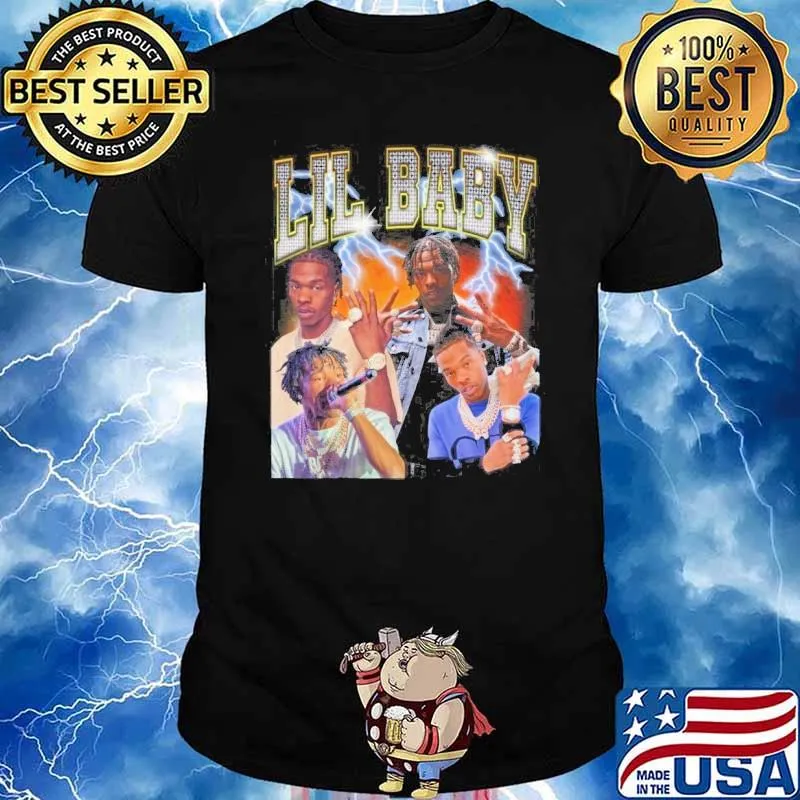 Lil baby lil baby lil baby rap lil baby graphic shirt
