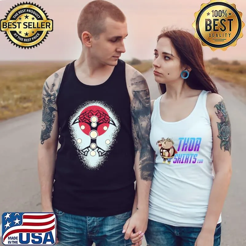 Love and thunder design Thor logo art s Tank Top