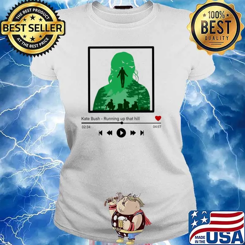 Max’s favourite song - Running up that hill - Kate bush Classic T-Shirt Ladies tee