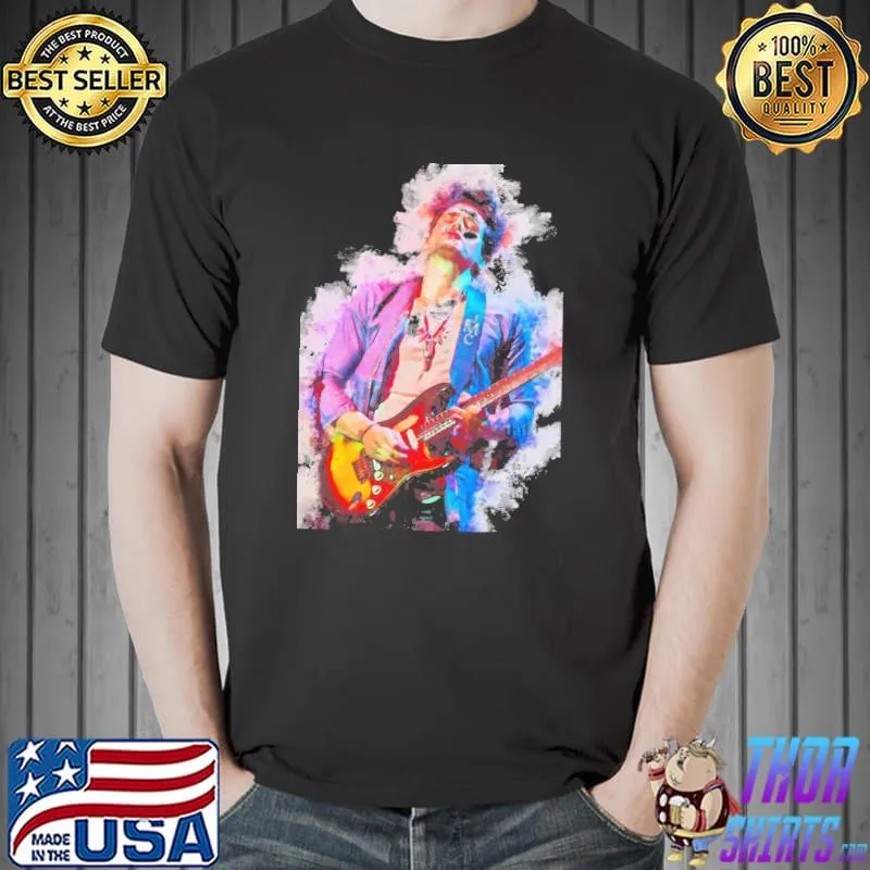 Mayer blues painting style shirt