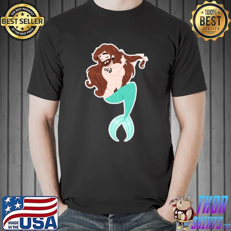 Merman Brushing T-Shirt