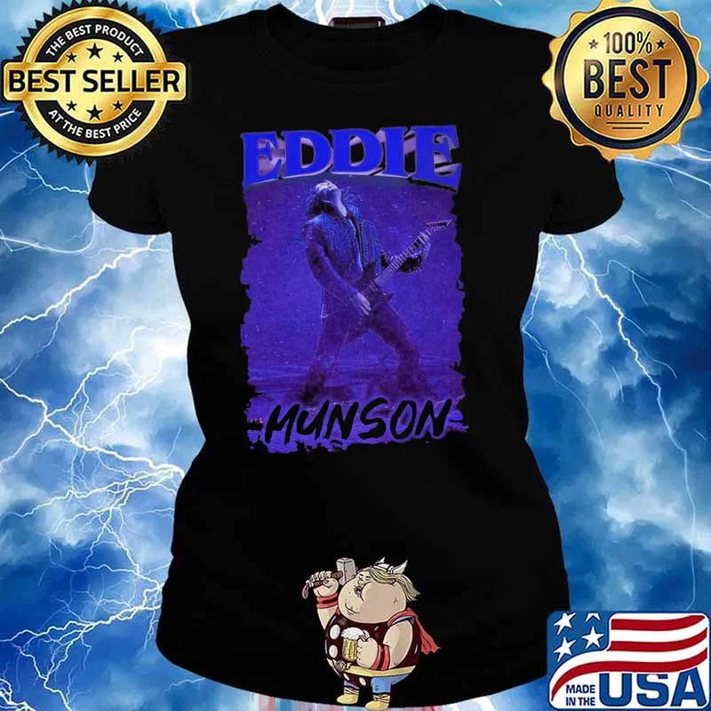 Metal dude eddie stranger things steve harrington joseph quinn eddie munson s Ladies tee