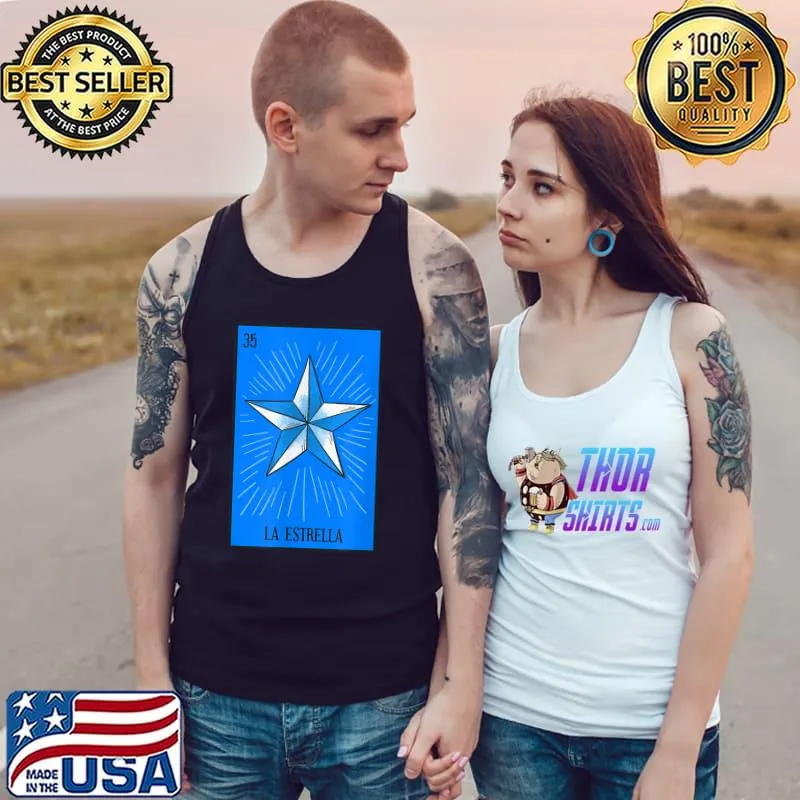 Mexican Lottery La Estrella The Star Game of Mexico T-Shirt Tank Top