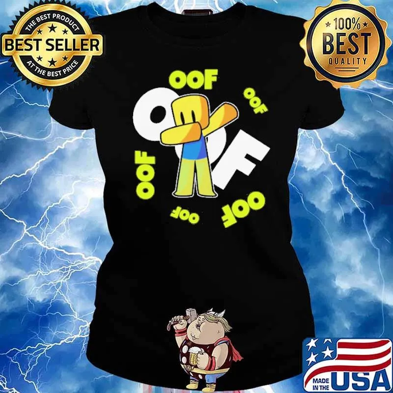 Oof dabbing noob christmas for gamers youth roblox s Ladies tee