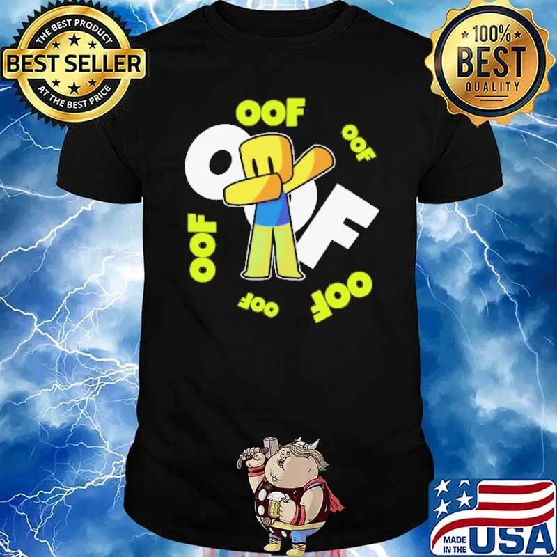 Oof dabbing noob christmas for gamers youth roblox shirt