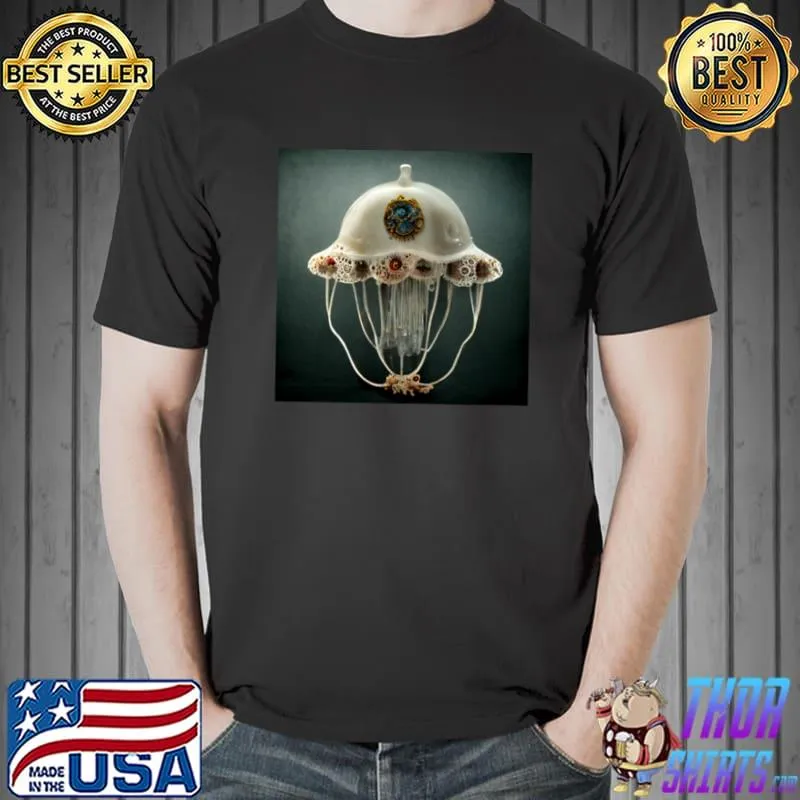 Ornate Porcelain Jellyfish T-Shirt