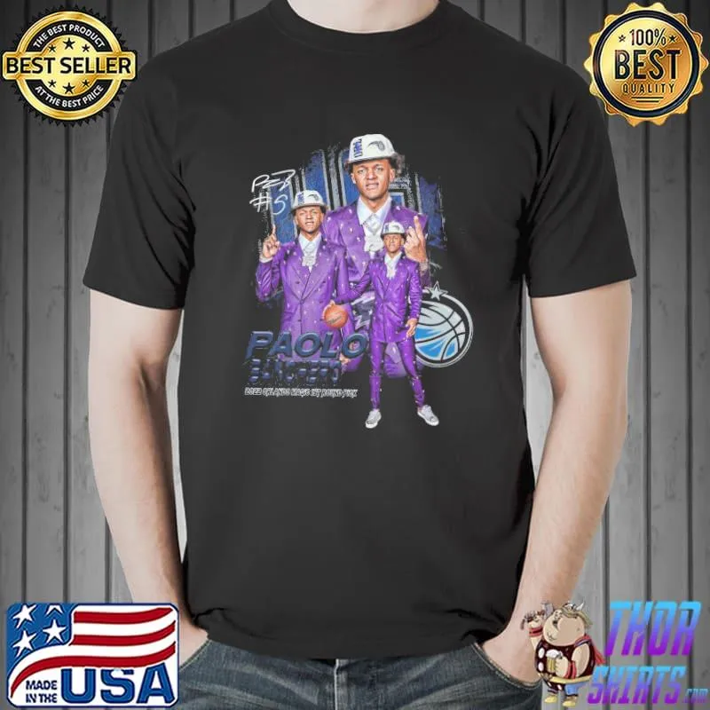 Paolo banchero NBA draft 2022 orlando basketball shirt