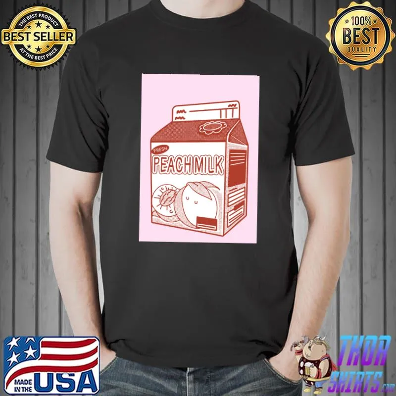 Pink And Red Peach Milk T-Shirt