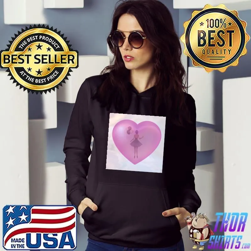 Pink Heart Party Princess T-Shirt Hoodie