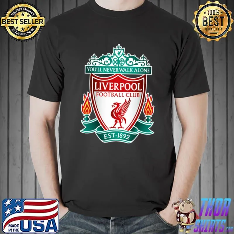 primary liverpool you'll never walk alone football club est.1892 T-Shirt