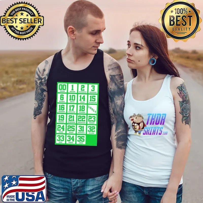 Retired numbers Boston celtics s Tank Top