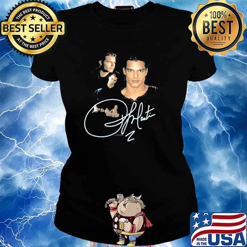 Ricky Martin Portrait 1999 Shirt Ladies tee