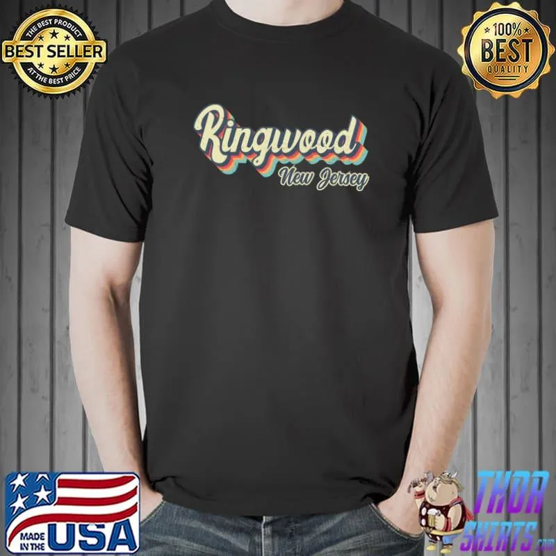 Ringwood New Jersey vintage 70s Rainbow T-Shirt