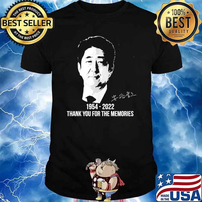 Rip shinzo abe 19542022 japan's former prime minister shirt