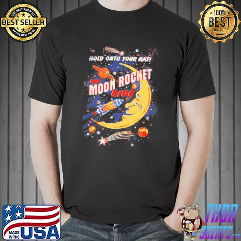 Rocket moon ride vintage shirt