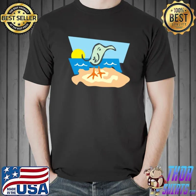 Seagull on the beach T-Shirt
