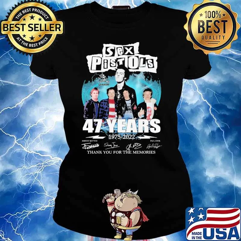 Sex Pistols 47 Years Shirt Ladies tee