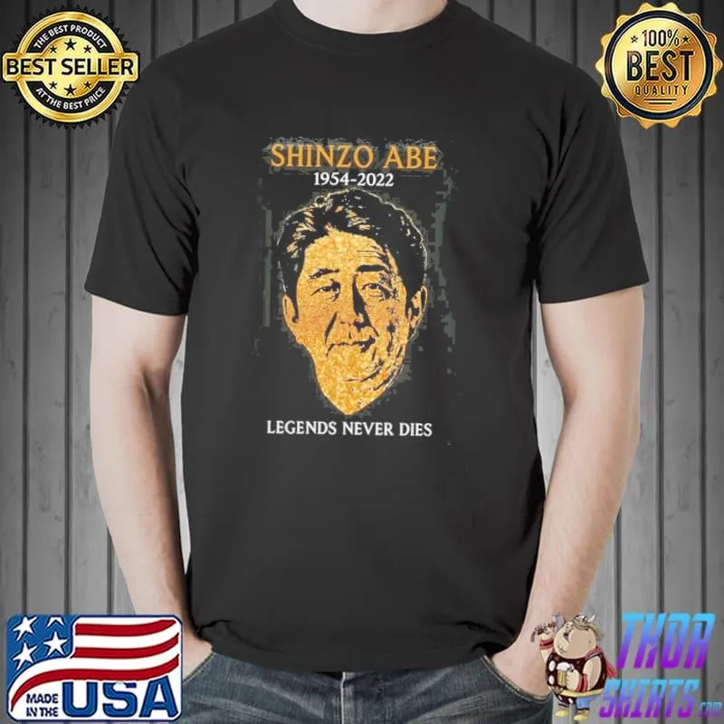 Shinzo abe thank you for the memories 19542022 shirt