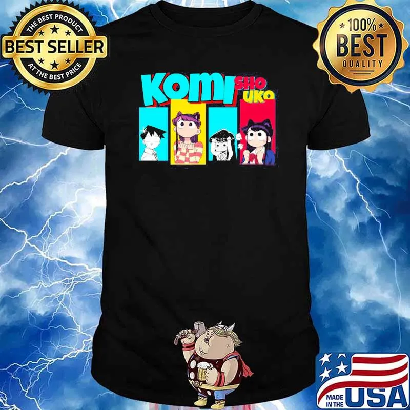 Shouko komI komI can't communicate cartoon art shirt