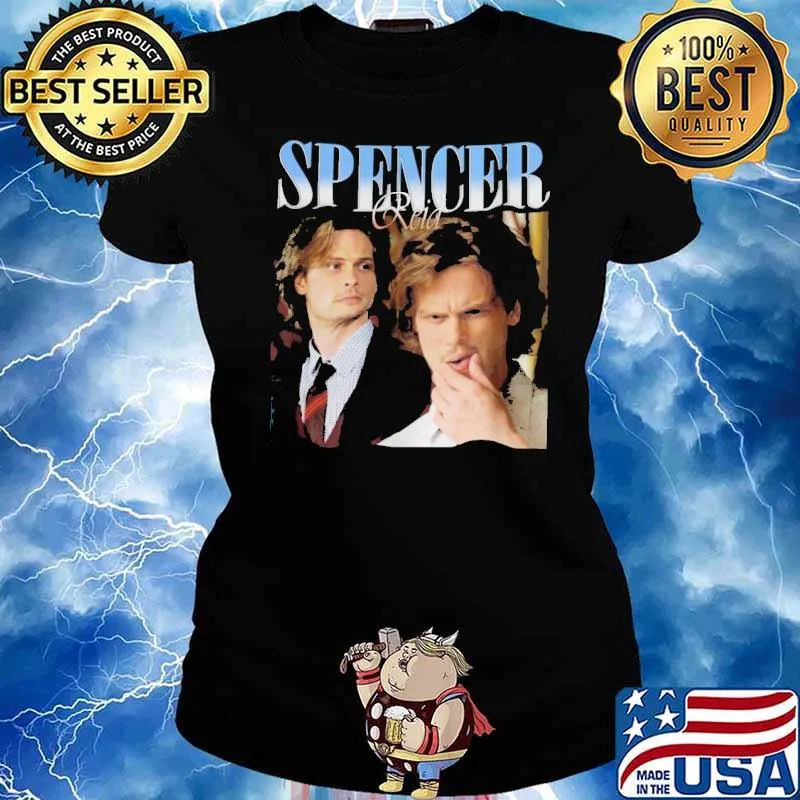 Spencer reid movie inspired 90s bootleg rap old school s Ladies tee