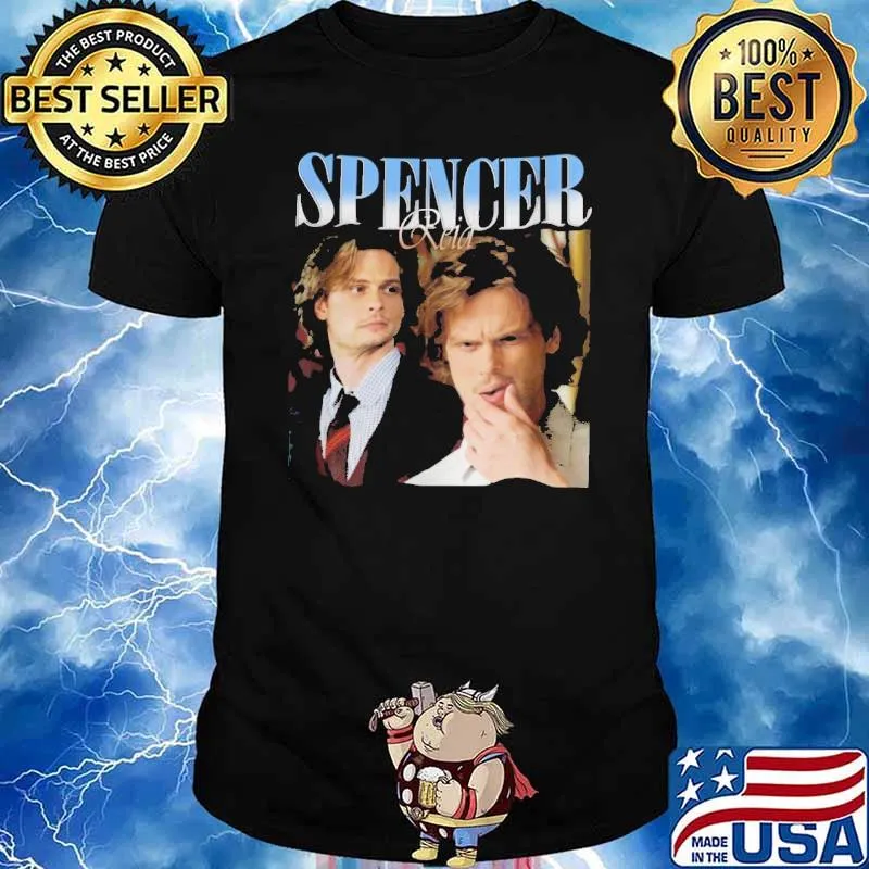 Spencer reid movie inspired 90s bootleg rap old school shirt