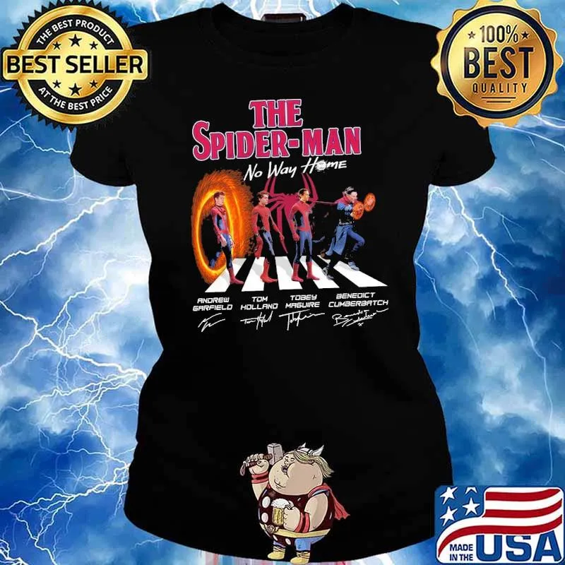 Spider man no way home nwh movie 3 spider man Marvel no way home mcu spiderman s Ladies tee