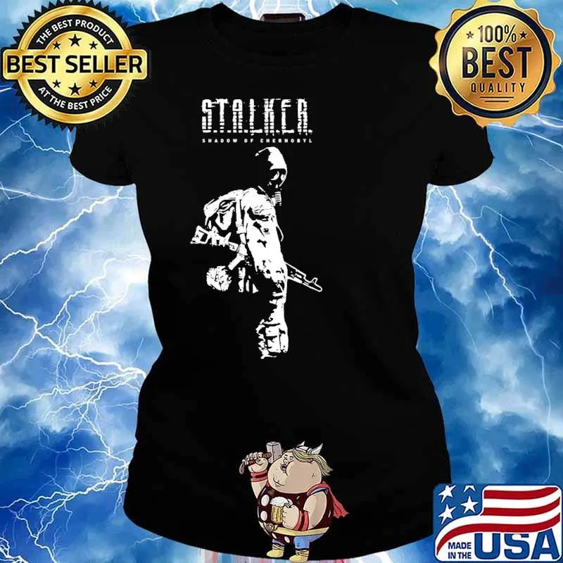 Stalker soc white art s Ladies tee