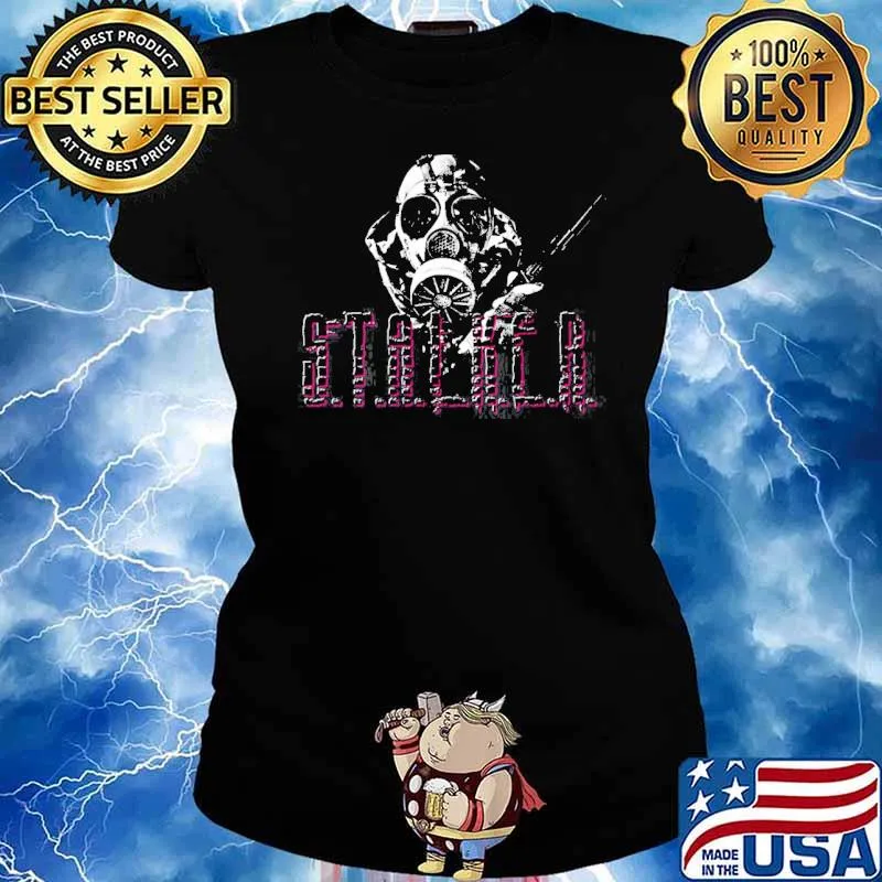 Stalker video game synth artwork s Ladies tee