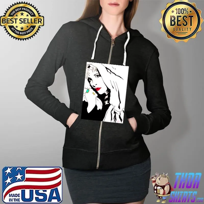 Stevie Nicks My Fairy Godmother T-Shirt Full Zip Hooded