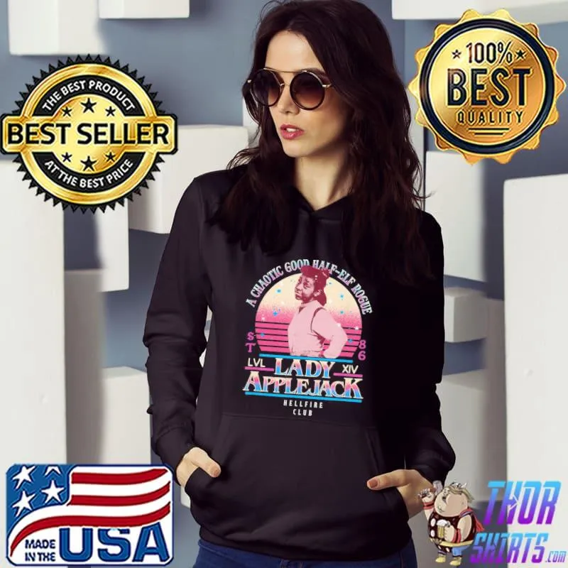 Stranger things 4 erica lady appleJack hellfire club poster s Hoodie