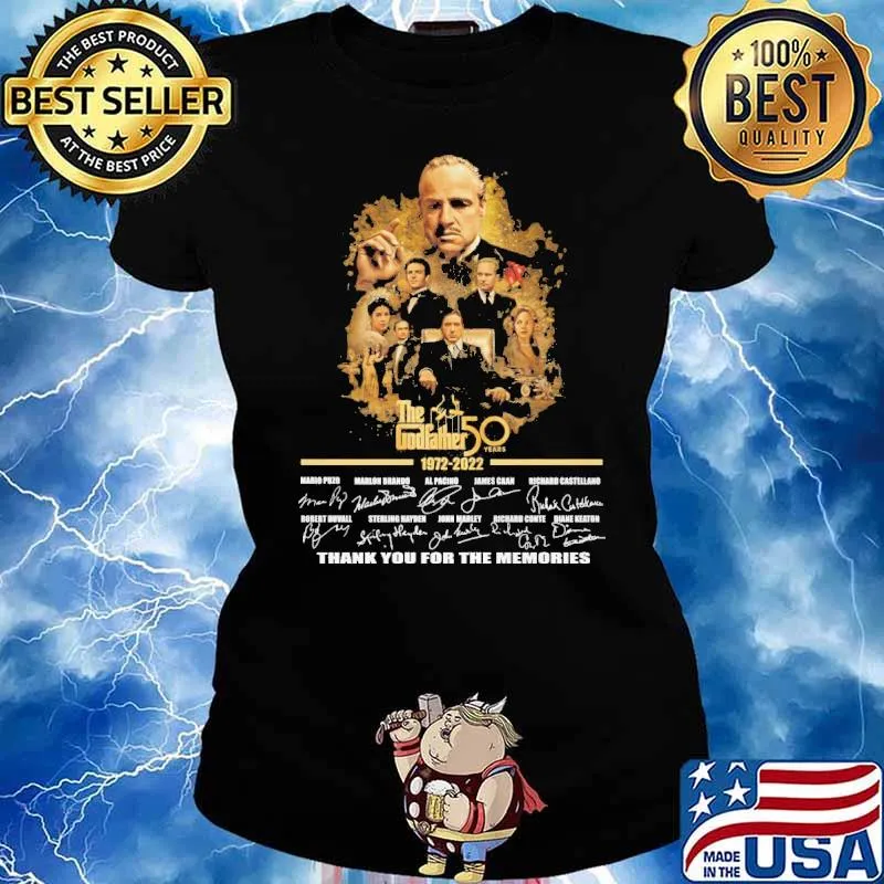 The godfather 50 years thank for memories signatures s Ladies tee