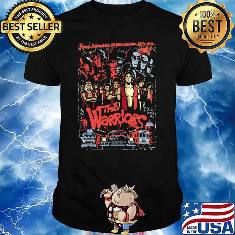 The warriors the street gangs action film art shirt