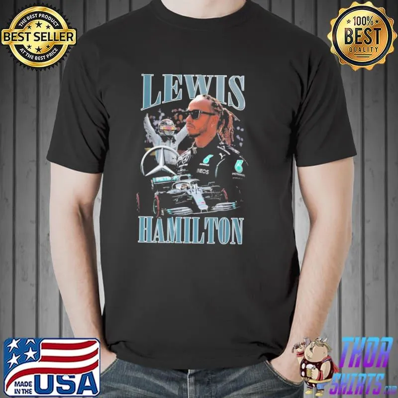Time champion formula ham initials mercedes nascar racing formula 1 f1 lewis hamilton CLASSIC shirt