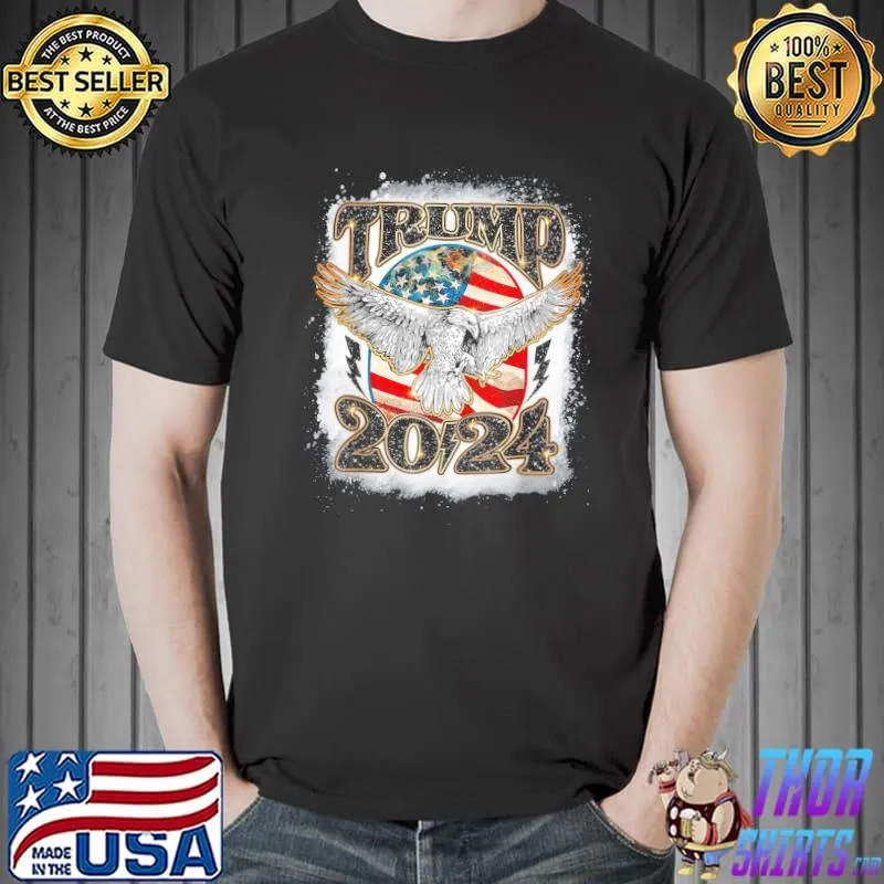 Trump 2024 eagle America flag take America back election shirt