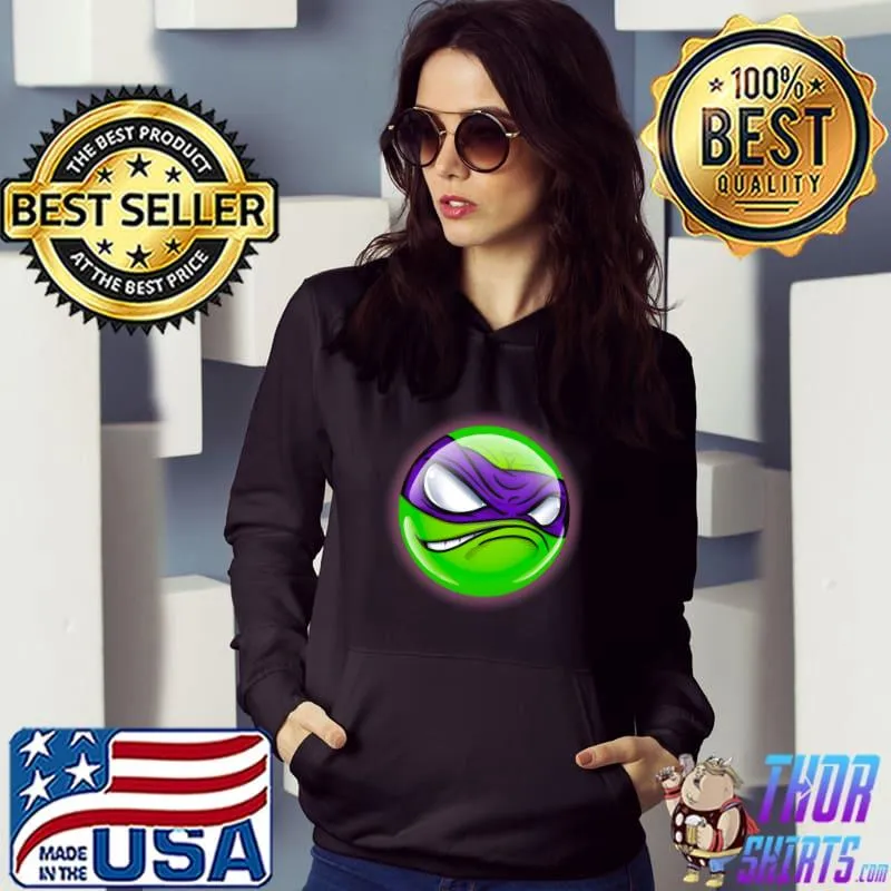 Turtle emoji purple T-Shirt Hoodie