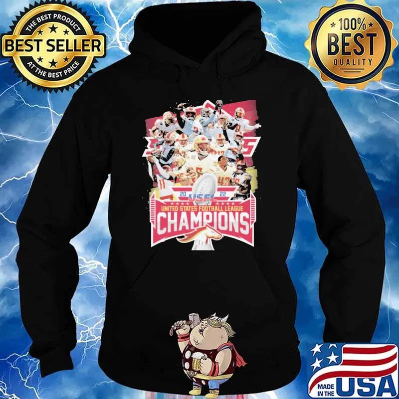 United States Football League Champions Shirt Hoodie