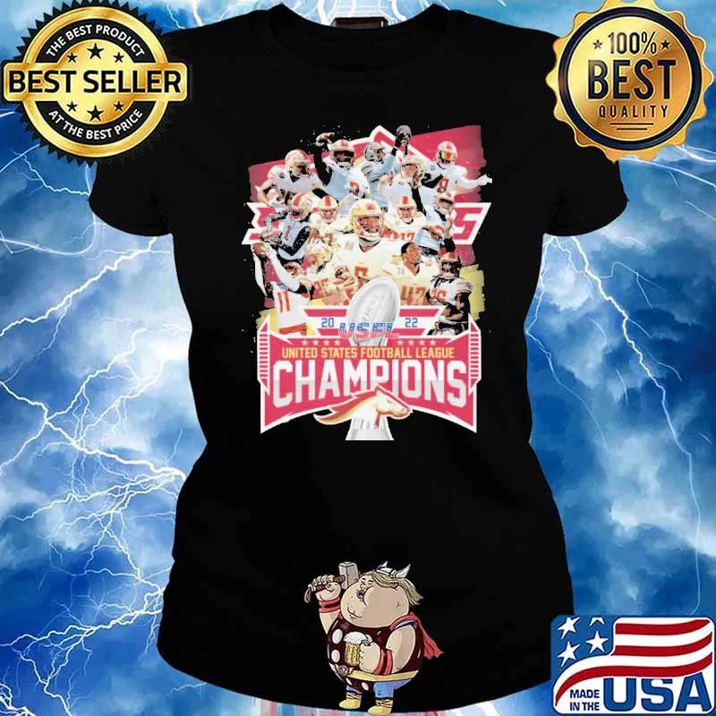 United States Football League Champions Shirt Ladies tee